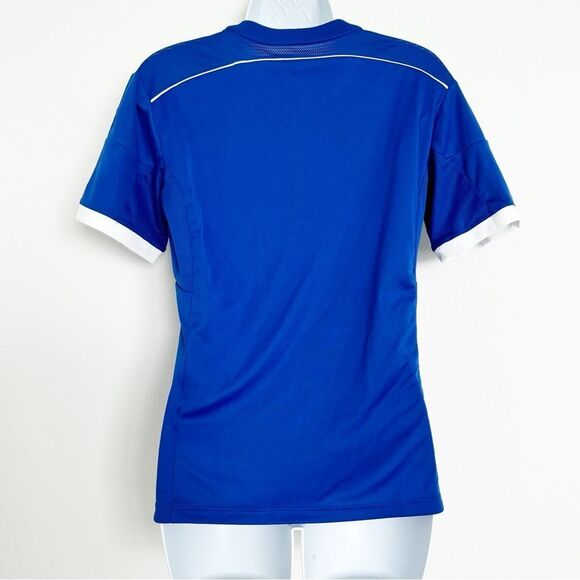 NWT Adidas Women's Climacool Regista 14 Size Small Soccer Jersey Cobalt Blue - Picture 2 of 13